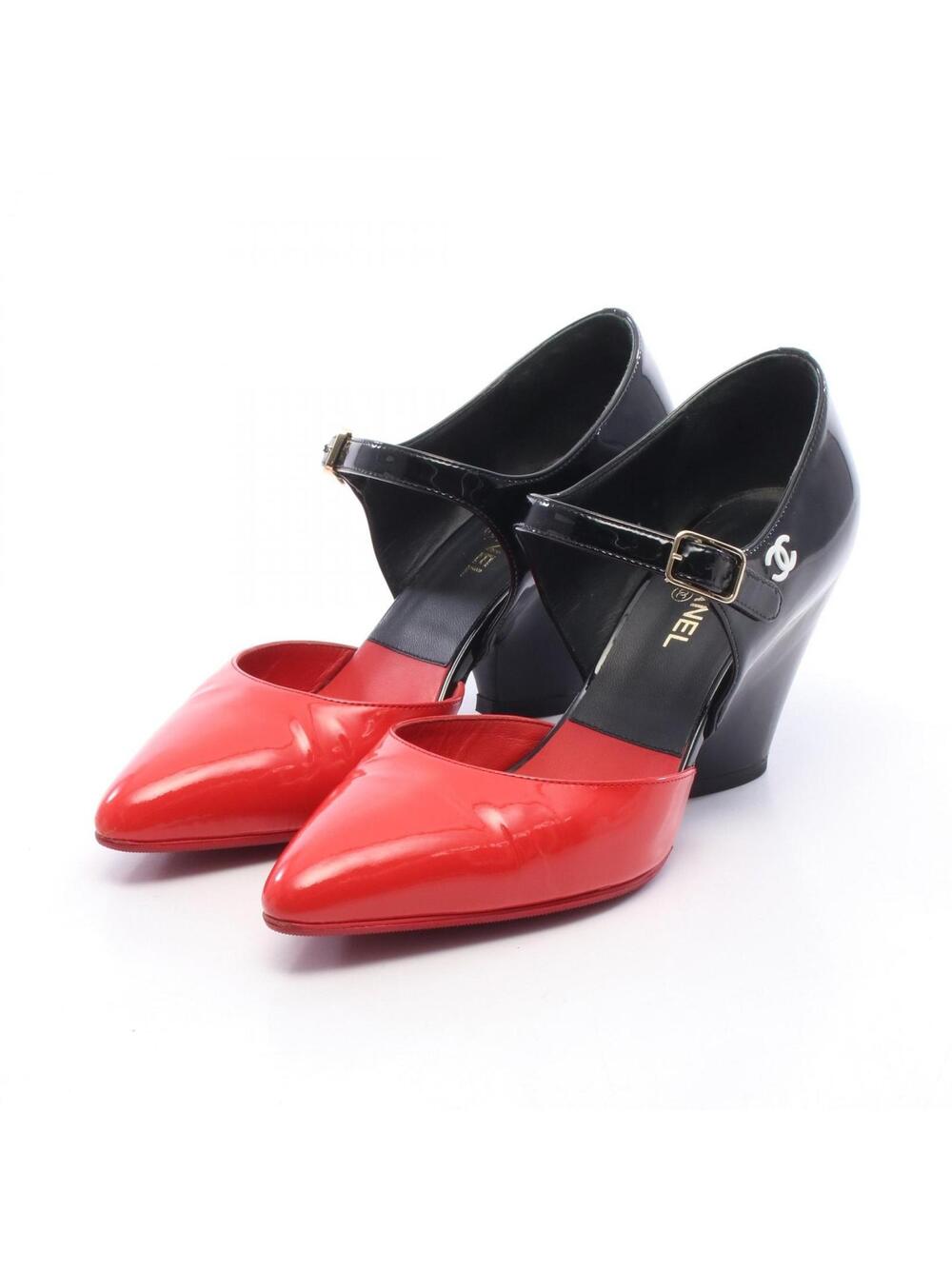 Chanel Coco Mark Bicolor Pumps Heels #377121C77B